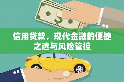 方山信用贷款，现代金融的便捷之选与风险管控