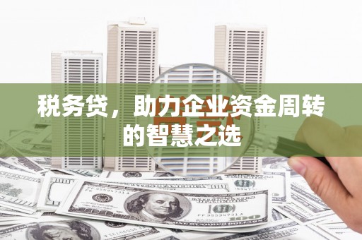 方山税务贷，助力企业资金周转的智慧之选