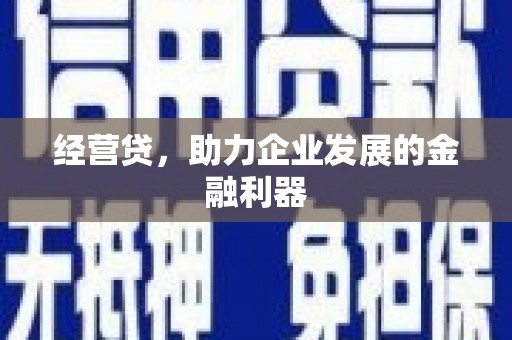 方山经营贷，助力企业发展的金融利器