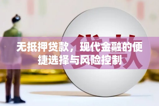 方山无抵押贷款，现代金融的便捷选择与风险控制