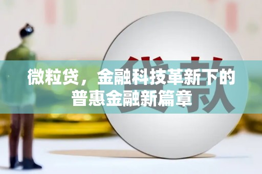 方山微粒贷，金融科技革新下的普惠金融新篇章
