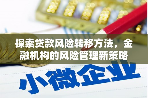 方山探索贷款风险转移方法，金融机构的风险管理新策略