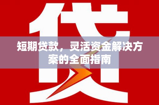 方山短期贷款，灵活资金解决方案的全面指南