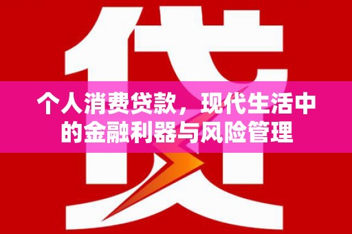 方山个人消费贷款，现代生活中的金融利器与风险管理