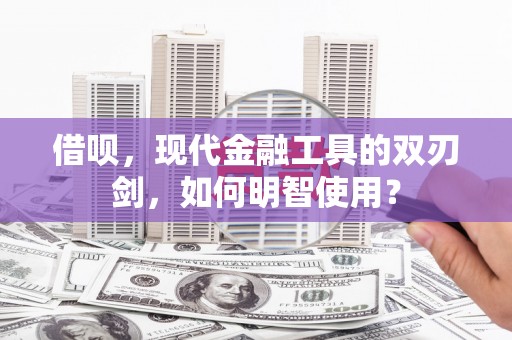 方山借呗，现代金融工具的双刃剑，如何明智使用？