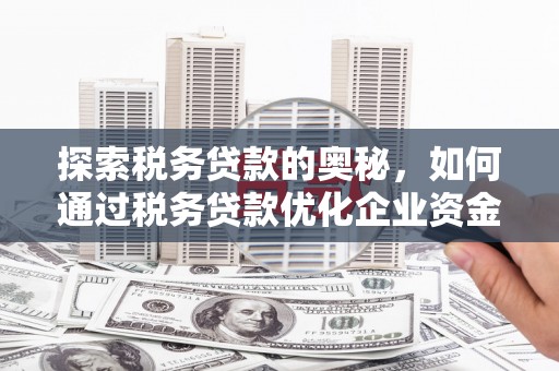 方山探索税务贷款的奥秘，如何通过税务贷款优化企业资金流