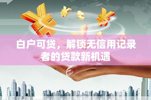 方山白户可贷，解锁无信用记录者的贷款新机遇