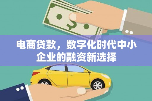 方山电商贷款，数字化时代中小企业的融资新选择