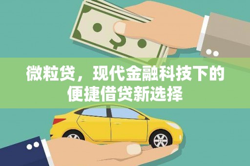 方山微粒贷，现代金融科技下的便捷借贷新选择