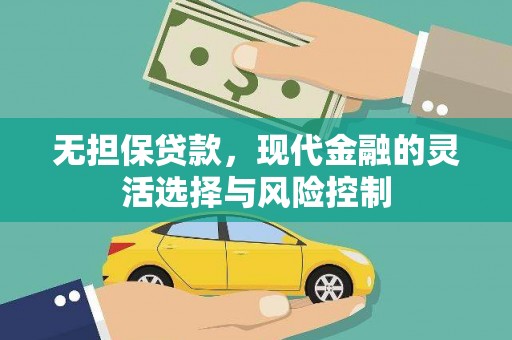 方山无担保贷款，现代金融的灵活选择与风险控制