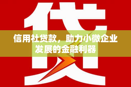 方山信用社贷款，助力小微企业发展的金融利器
