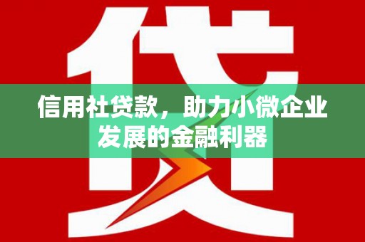 方山信用社贷款，助力小微企业发展的金融利器