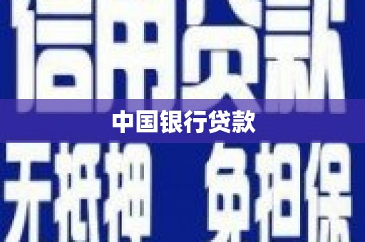 方山中国银行贷款