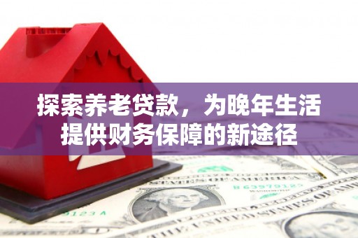 方山探索养老贷款，为晚年生活提供财务保障的新途径
