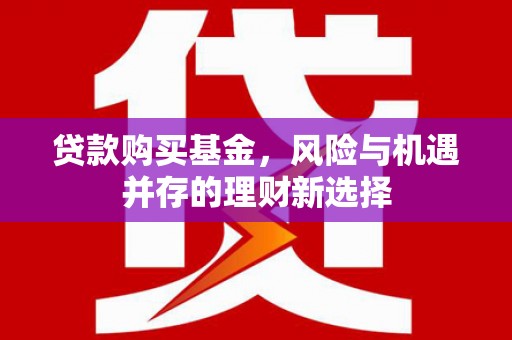 方山贷款购买基金，风险与机遇并存的理财新选择